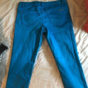 Cache brand cropped jeans